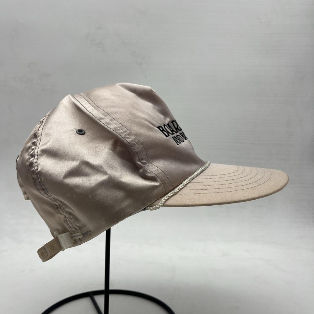 Vintage Unique Silky Boardwalk And Baseball Nylon Adjustable Hat Statement Piece - Picture 4 of 9